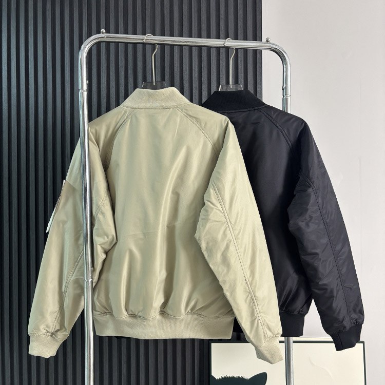 Stone Island loose-fitting pilot-style baseball cotton jacket -2