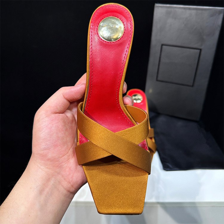 Yves Saint Laurent (YSL) open-toe high-heeled sandals -2