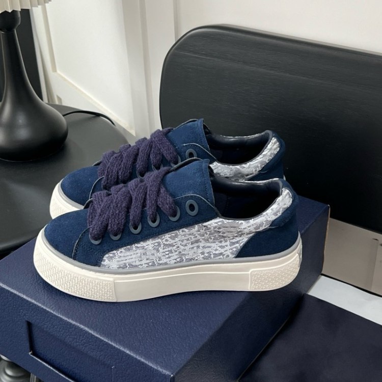 Dior new low-top patchwork sneakers -3