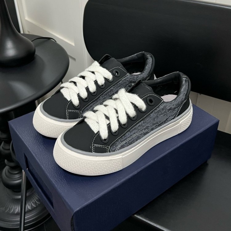 Dior new low-top patchwork sneakers -4