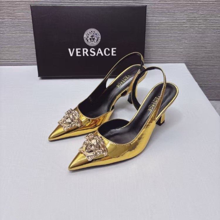  Versace new stiletto heel open-toe sandals -4