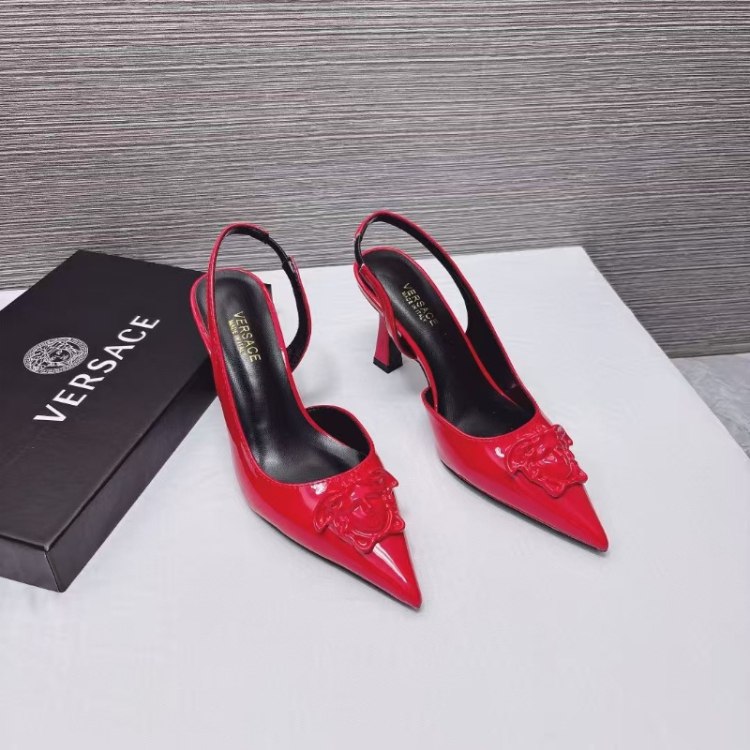  Versace new stiletto heel open-toe sandals -3