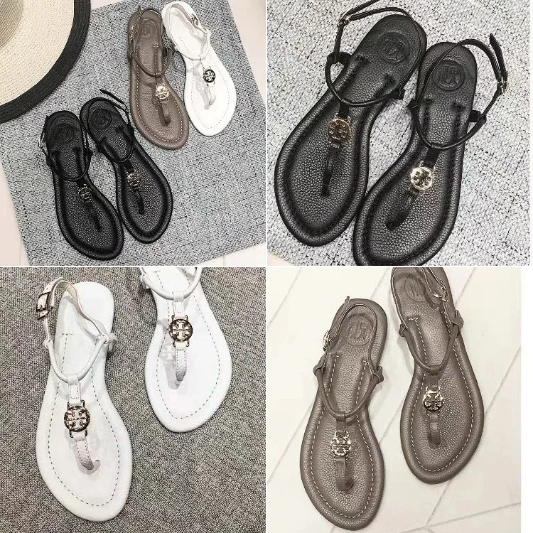 Tory Burch new flat thong sand