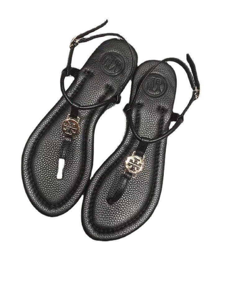 Tory Burch new flat thong sandals with buckle strap -2