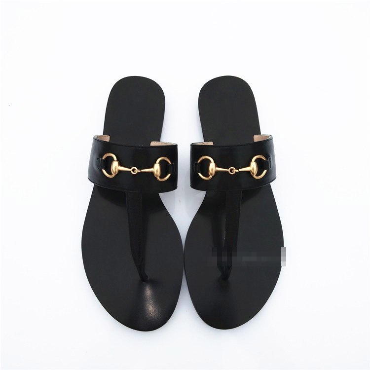  Gucci new horsebit detail flat thong sandals -3