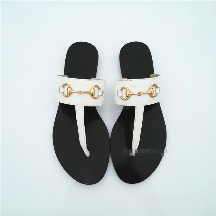  Gucci new horsebit detail flat thong sandals -2