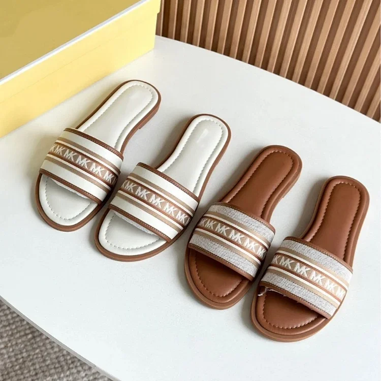  Michael Kors new flat slides 