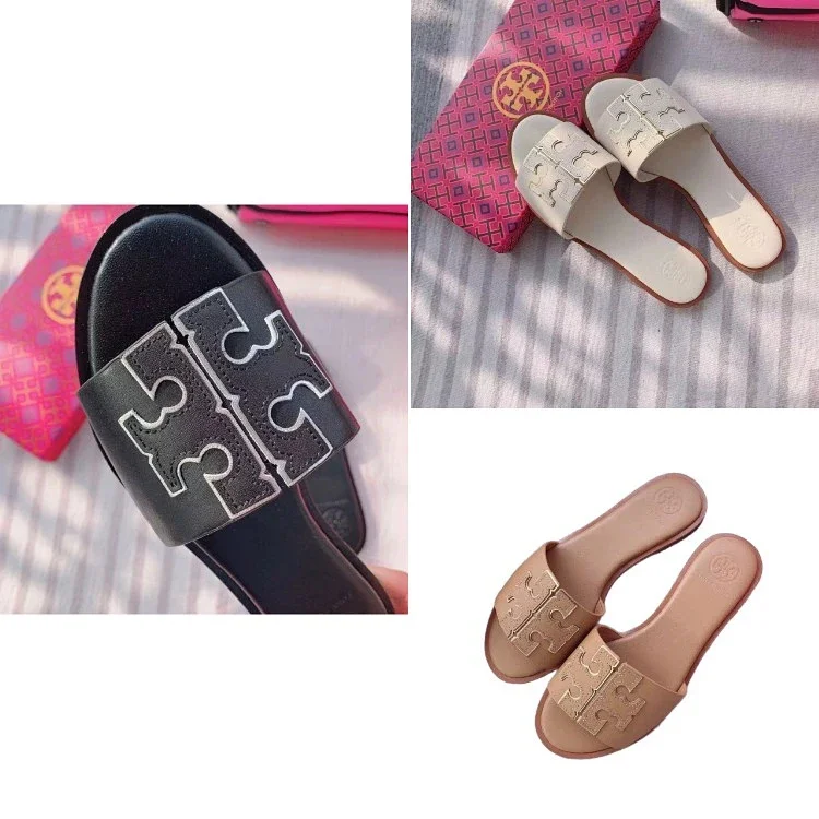 Tory Burch one-piece slip-on sandals