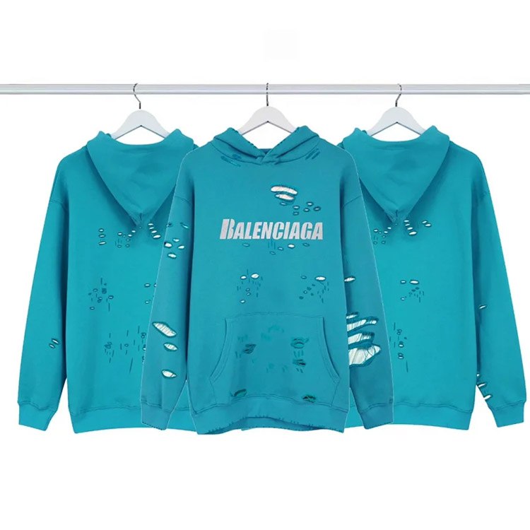 Balenciaga long-sleeved hooded sweatshirt -2