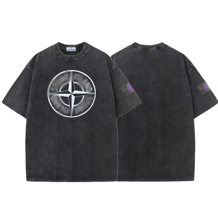 Stone Island washed and distre
