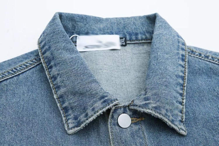 Stone Island vintage washed and distressed denim jacket -3