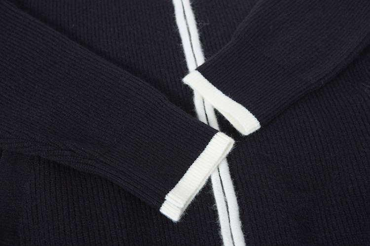Stone Island zip-up stand-collar knitted cardigan jacket -5
