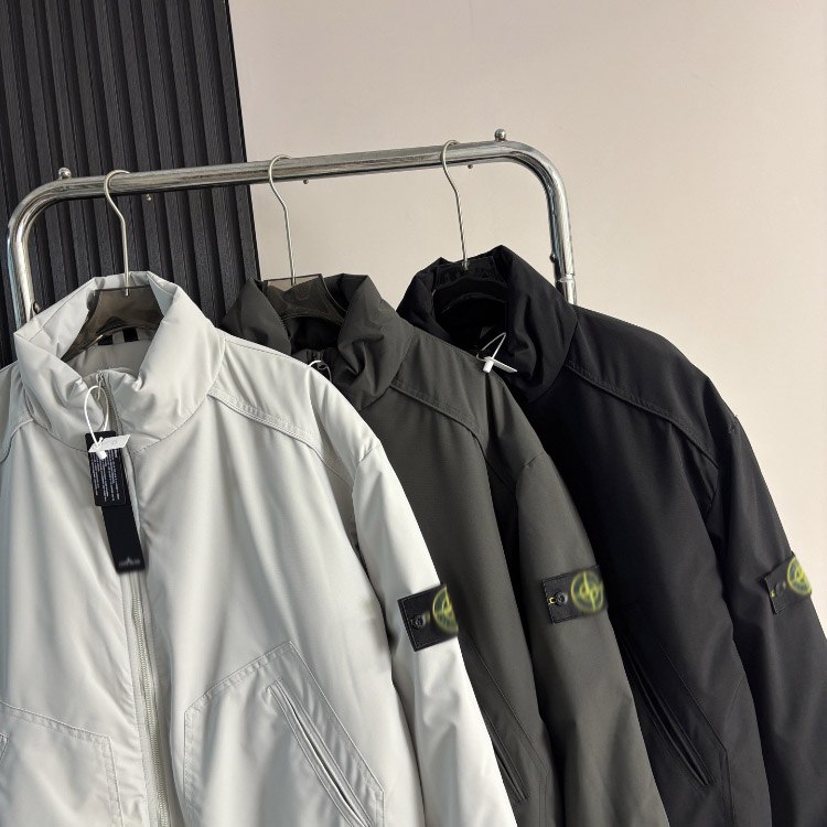  Stone Island loose-fitting stand-collar warm padded jacket -2