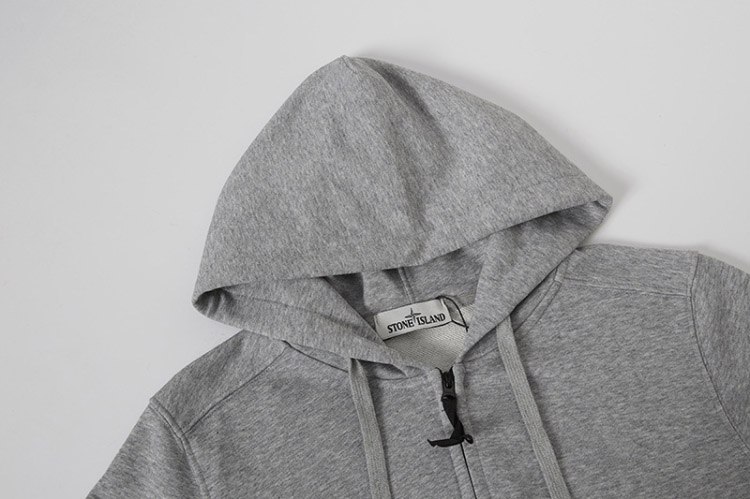 Stone Island Zip-Up Hooded Sweatshirt -3