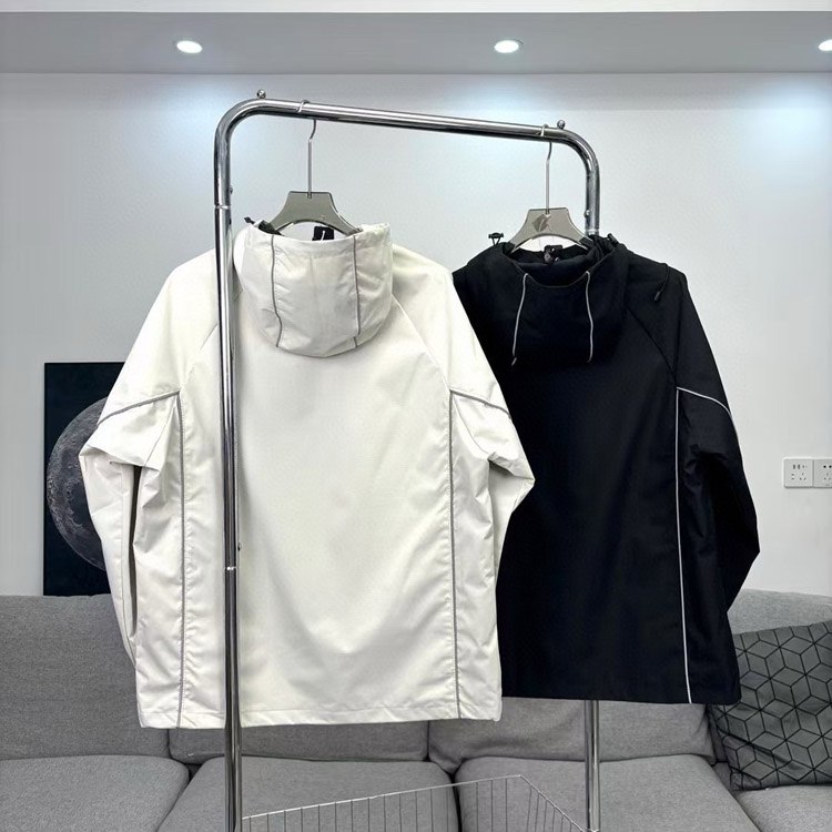  Stone Island hooded reflective softshell jacket -3