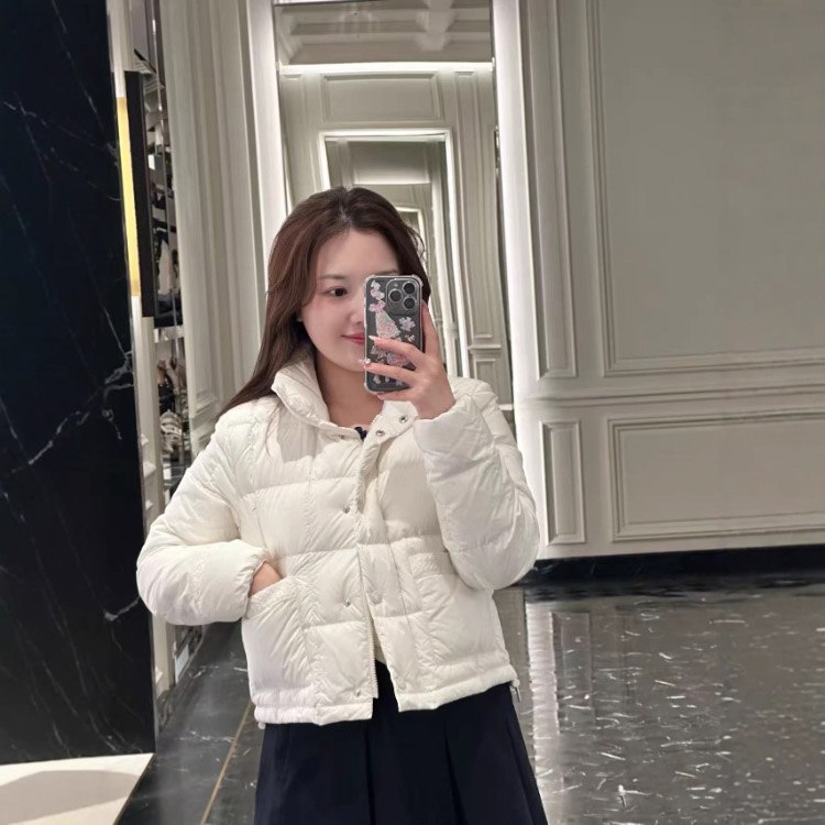 Moncler new versatile stand-collar long-sleeved down jacket -4