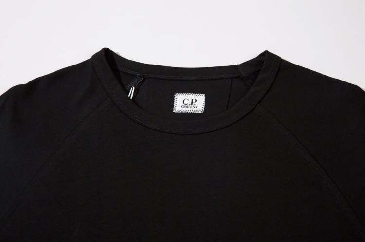 C.P Company casual loose-fitting crew neck double-yarn short-sleeved T-shirt -3