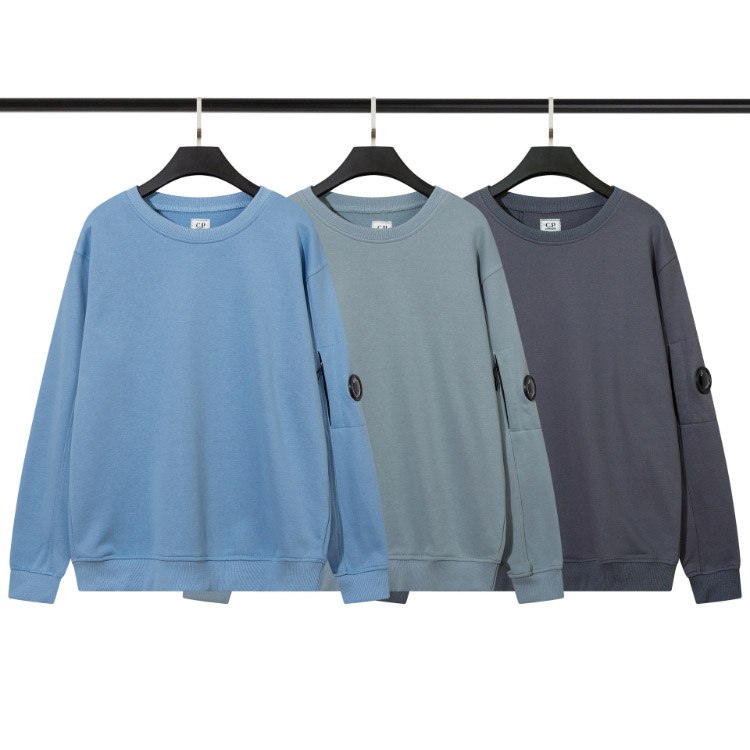 C.P Company loose-fitting crewneck sweatshirt with zippered pockets on the sleeves -2