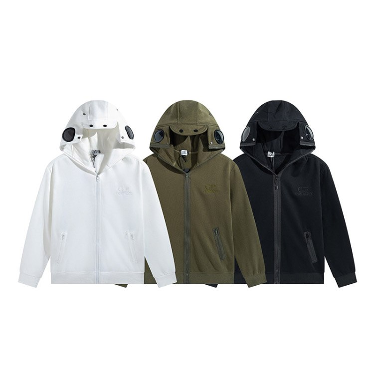  C.P Company new pure cotton zip-up hooded sweatshirt -2