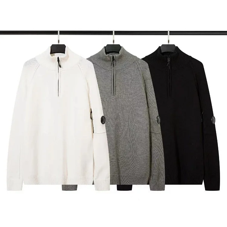 C.P Company Stand-collar half-