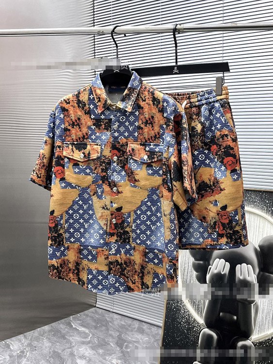 Louis Vuitton (LV) loose-fitting denim suit is stylish -4