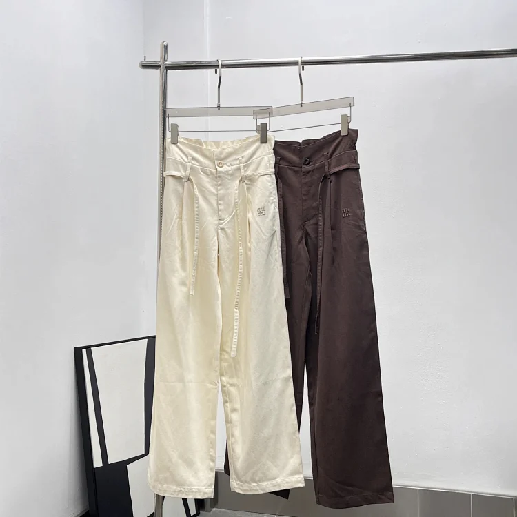 Miu Miu drawstring waist casua