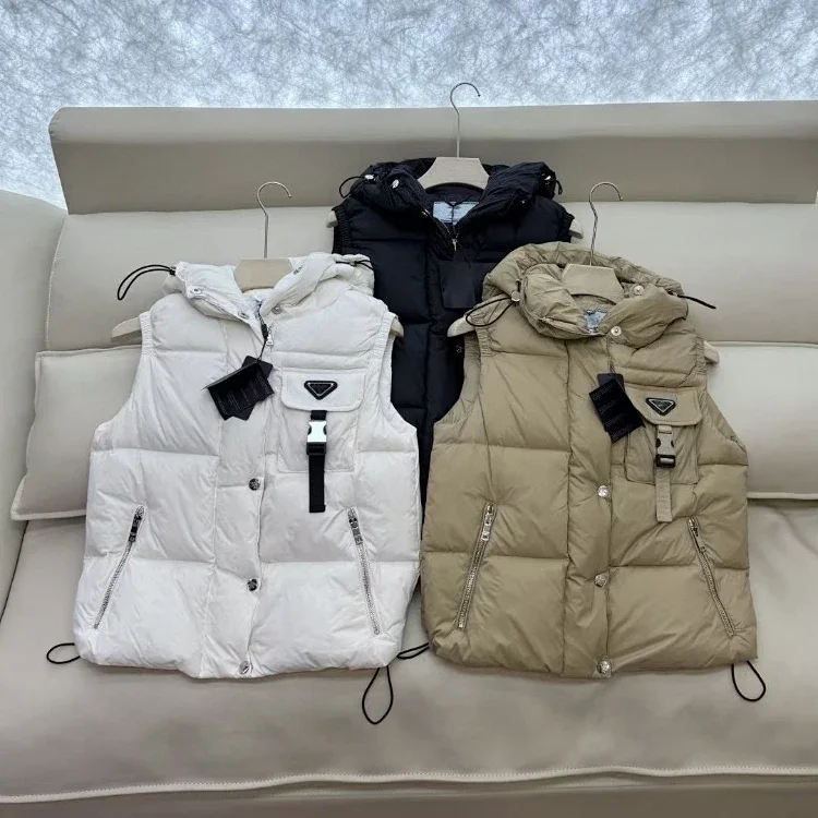 Prada new hooded multi-pocket