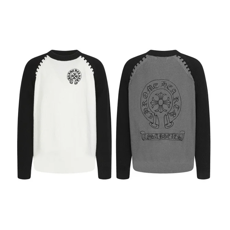 Chrome Hearts New Knit Crew Neck Wool Sweater