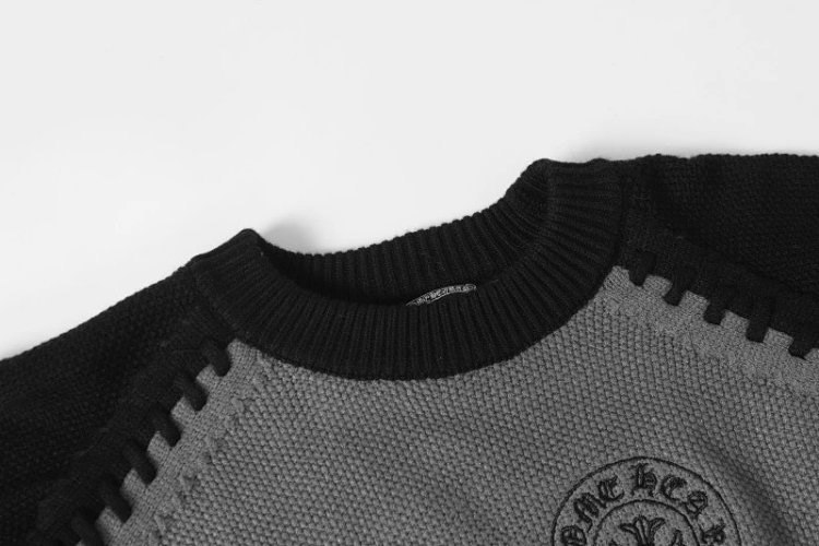 Chrome Hearts New Knit Crew Neck Wool Sweater -3