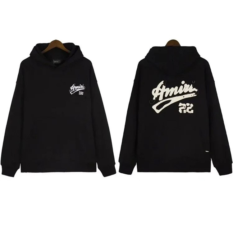  Amiri Fashion Embroidered Hooded Sweatshirt -3