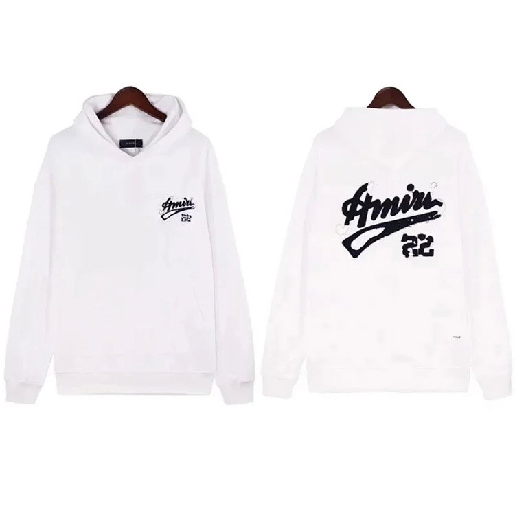  Amiri Fashion Embroidered Hooded Sweatshirt -4