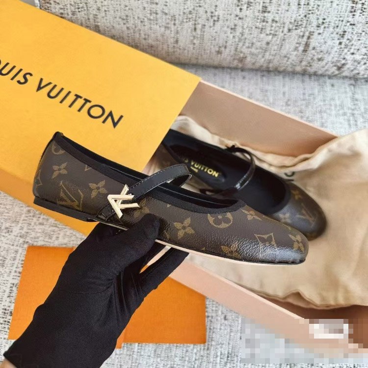 Louis Vuitton LV New Flat Mary Jane Shoes -3