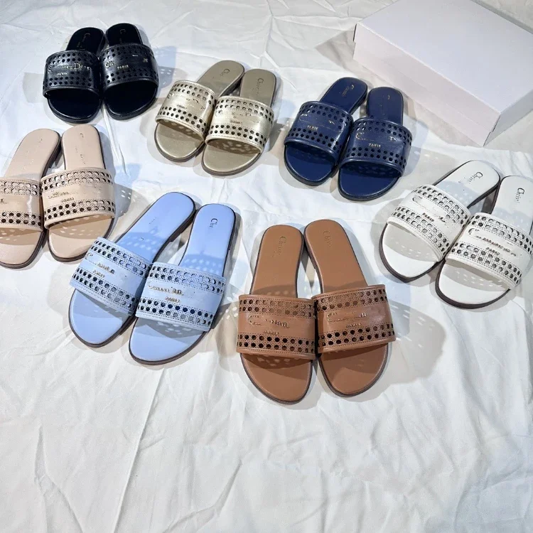Dior open-toe flat sandals