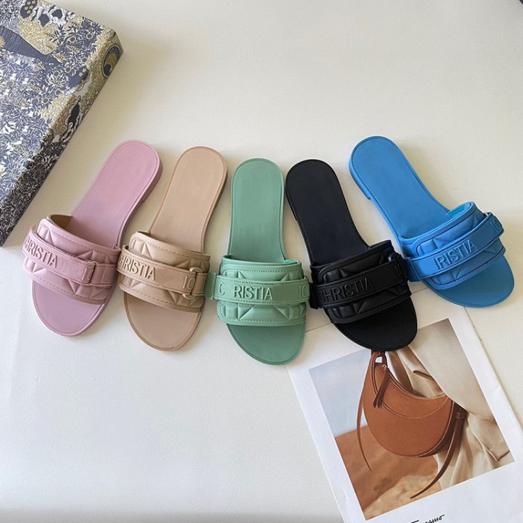  Dior velcro strap open-toe sandals -3