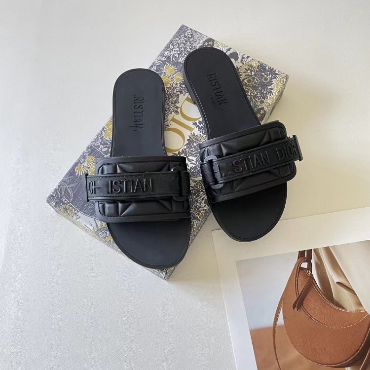  Dior velcro strap open-toe sandals -2