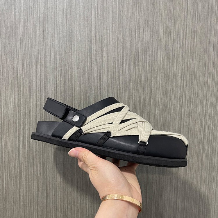 RICK OWENSRO Megalace Closed-Toe Slippers -2