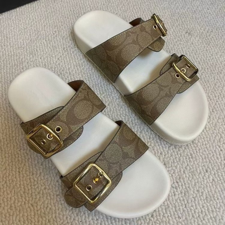 Coach double-buckle anti-slip sandals -2