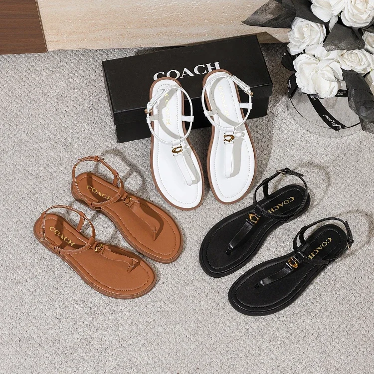  Coach versatile toe-post sandals