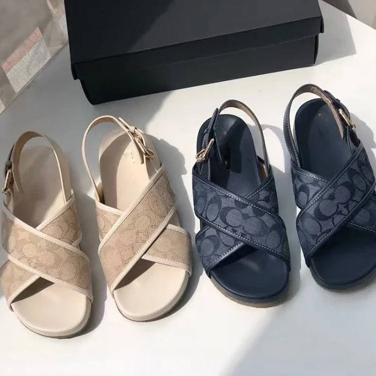 Coach new thick-soled casual Roman sandals