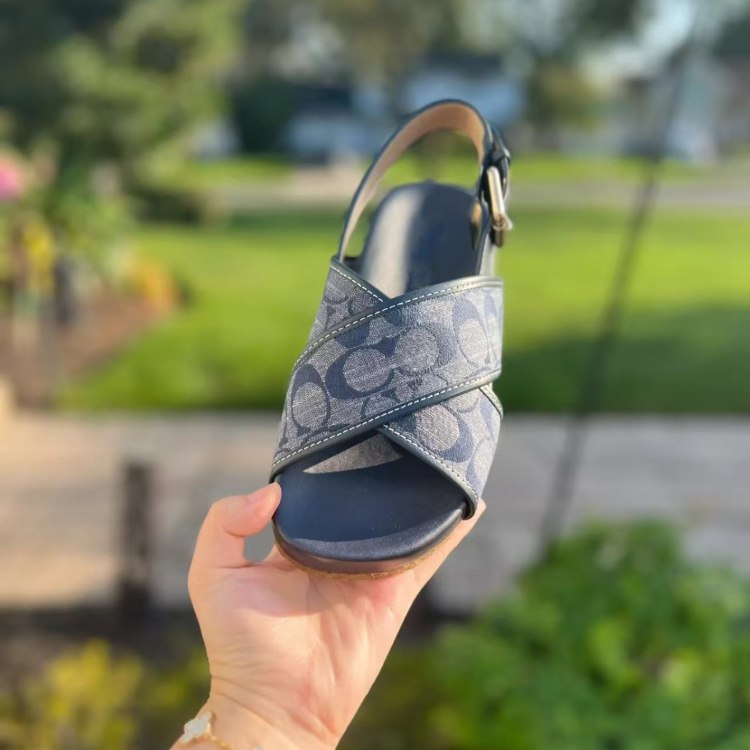 Coach new thick-soled casual Roman sandals -4