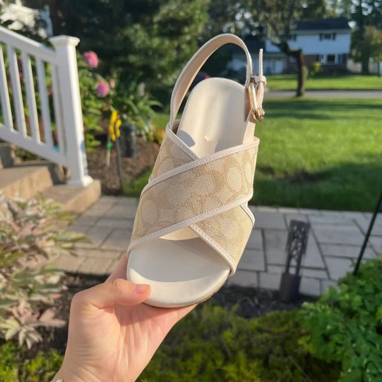 Coach new thick-soled casual Roman sandals -3