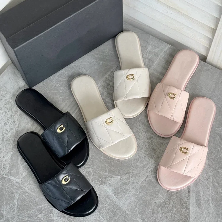 Coach beach sandals