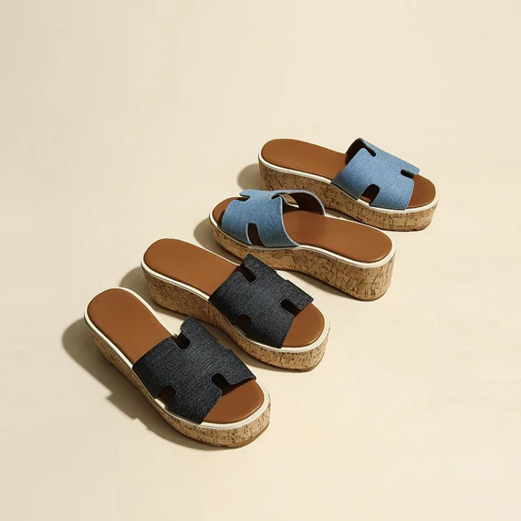 Hermès new platform wedge sandals