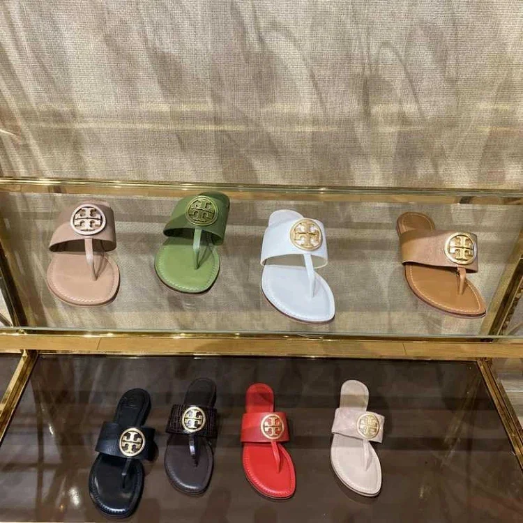 Tory Burch new plus-size thong flat beach sandals