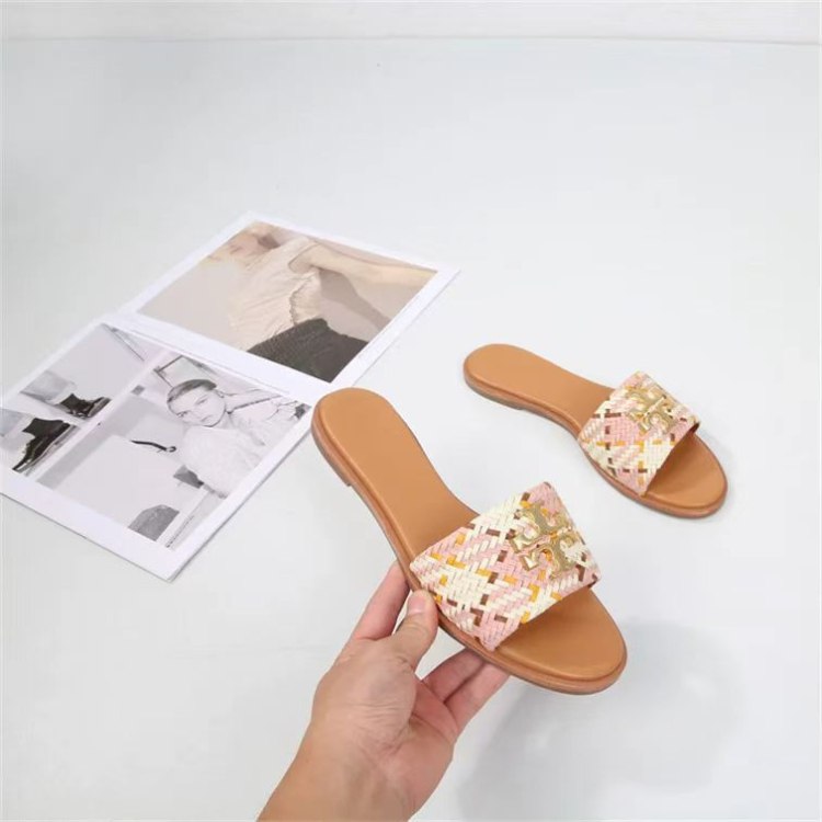 Tory Burch new metallic flat sandals -2