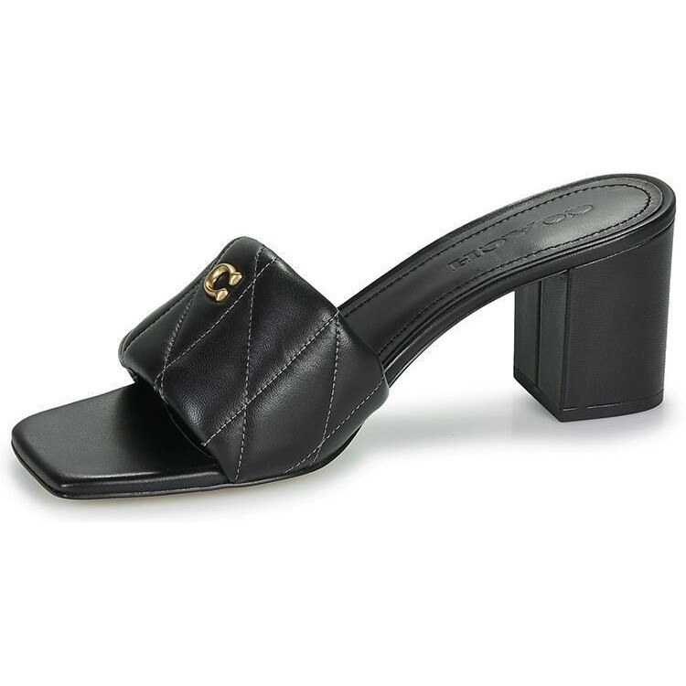 Coach new high-heeled slide sandals -3