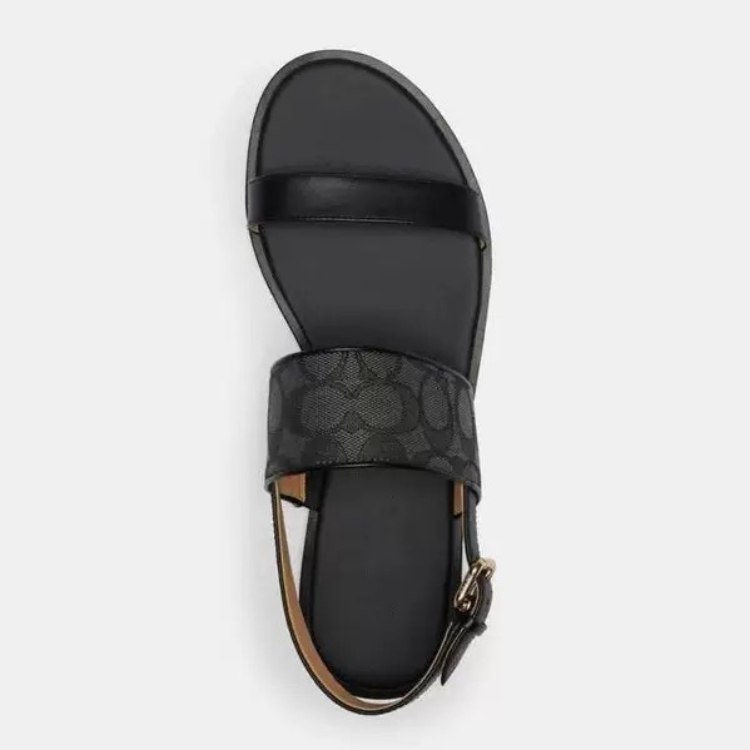 Coach new soft-soled printed cutout slide sandals -4