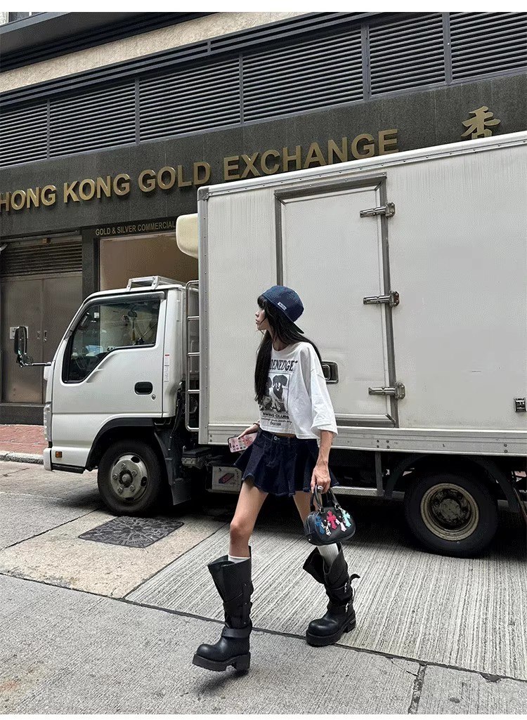 Balenciaga new platform knee-high boots -4