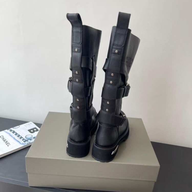 Balenciaga new platform knee-high boots -3