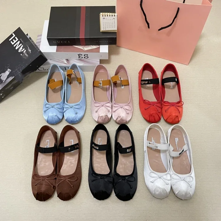 Miu Miu new silk flat ballet s